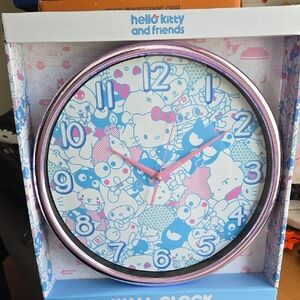 Pink Wall Clock